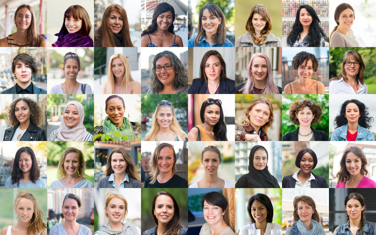 Collage of people